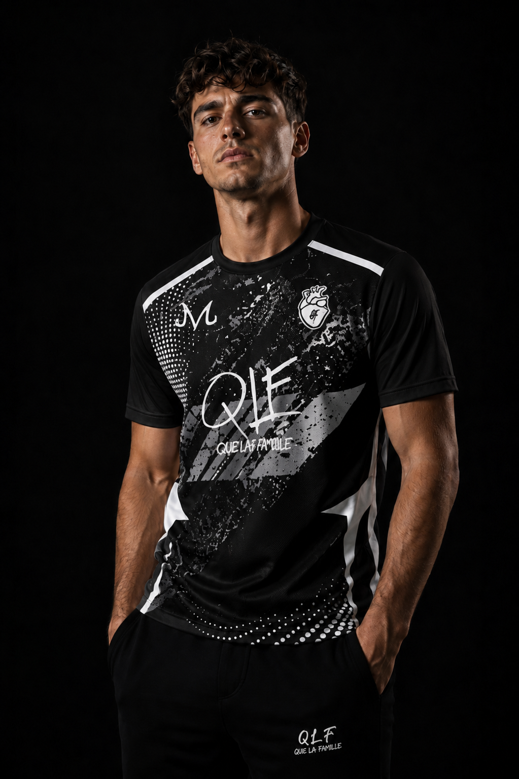 Maillot QLF by Palm Era Noir